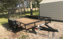 Load image into Gallery viewer, Stag 82&quot;x14 Tandem Axle Gated Utility With Brake