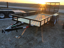 Load image into Gallery viewer, Stag 76” x 14&#39; Tandem Axle with 4ft Fold In Gate (No Brake)
