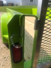 Load image into Gallery viewer, IronStar Lime Green 77”X14 Solid Sided Utility with Aluminum Gate And Wheels