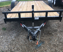 Load image into Gallery viewer, Stag 7&#39; x 18 (16+2) flatbed 7K car hauler