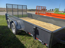 Load image into Gallery viewer, Ironstar 83&quot; x 14&#39; Solid Side Utility Trailer Charcoal